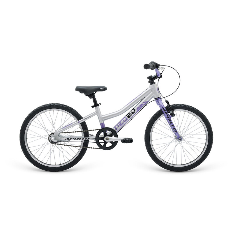 Neo 20 3i Girls Bike (Brushed Alloy / Purple / Black)