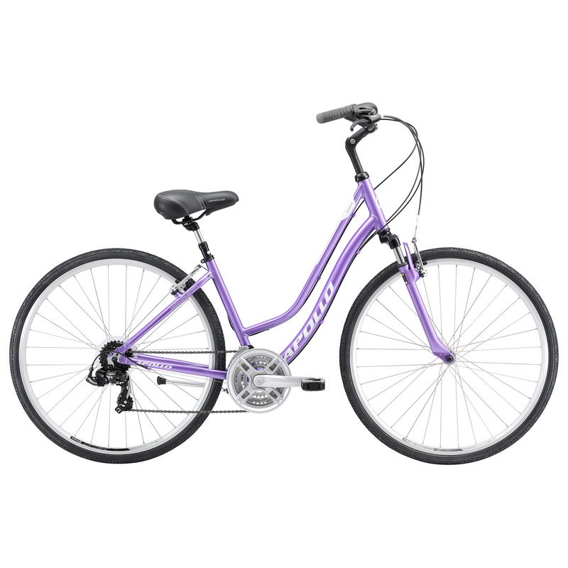 Apollo Shoreline WS Hybrid Bike (Gloss Lavender / White / Charcoal)