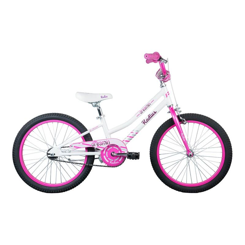 Radius Dreamin 20 Girls Bike (Gloss Pearl White / Pink)