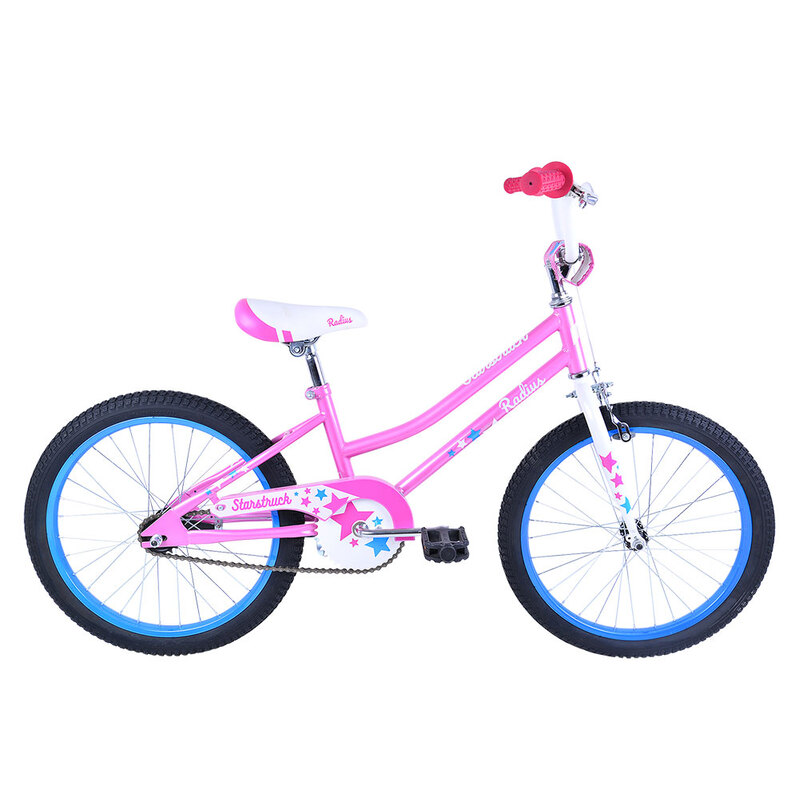 Radius Starstruck 20 Girls Bike (Gloss Pink / White / Blue)