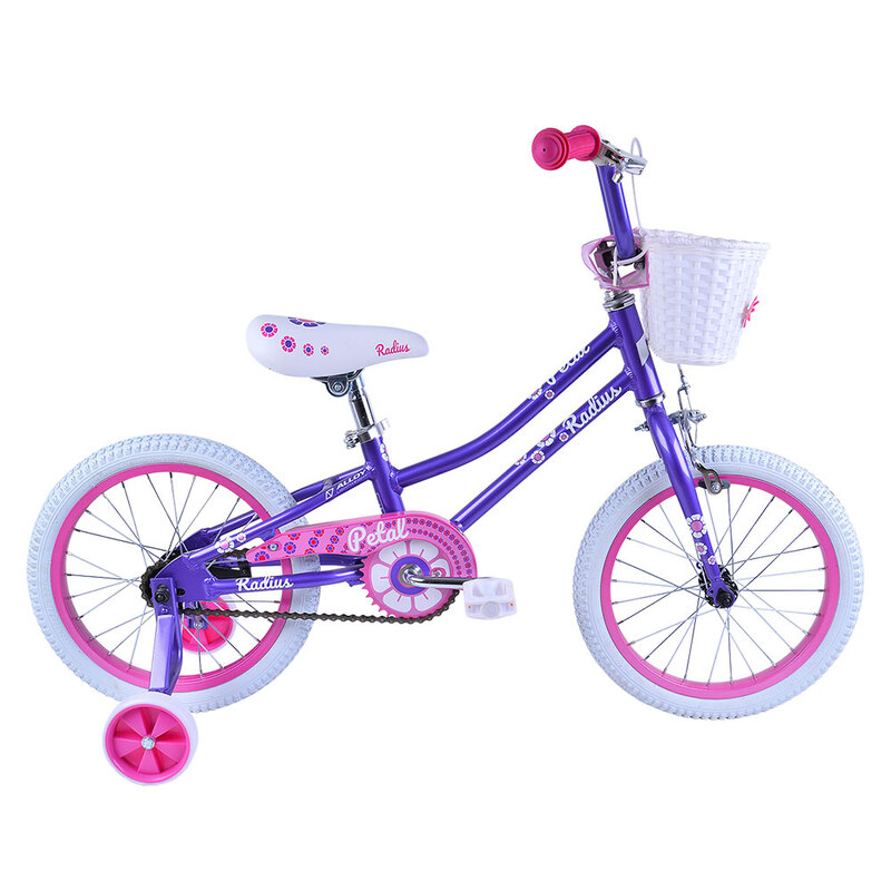 Radius Petal AL 16 Girls Bike (Lavender / Pink / White)
