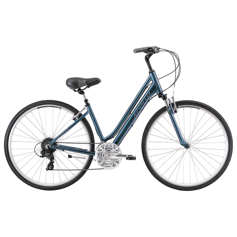Apollo Altura WS - Womens Comfort Bike (Gloss Dark Turquoise)
