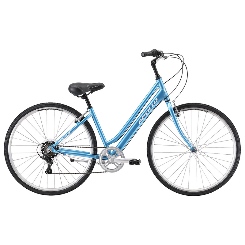 Apollo Villa WS - Womens Comfort Bike (Gloss Blue)