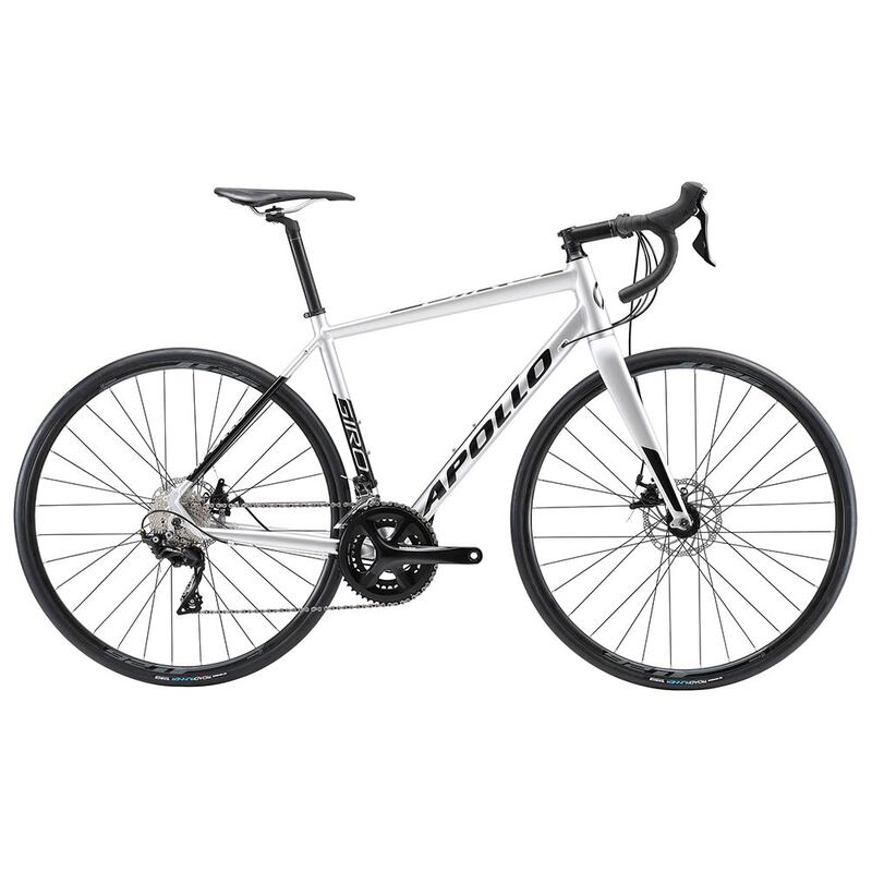 Apollo Giro 30  - Road Bike (Gloss Silver / Black)
