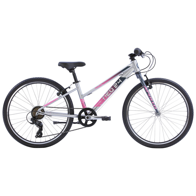 Neo+ 24 7s Girl's (Brushed Alloy / Charcoal, Pink Fade)