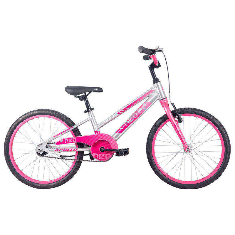 Neo+ 20 Girl's ( Brushed Alloy / Pink, Dark Pink Fade)