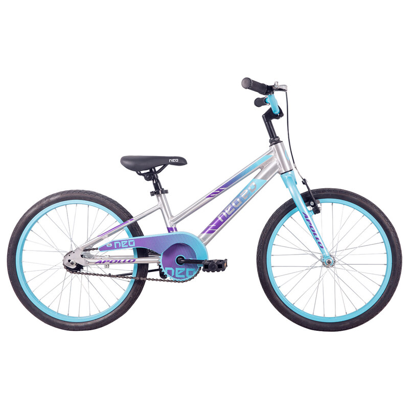 Neo+ 20 Girl's (Brushed Alloy / Ice Blue, Purple Fade)