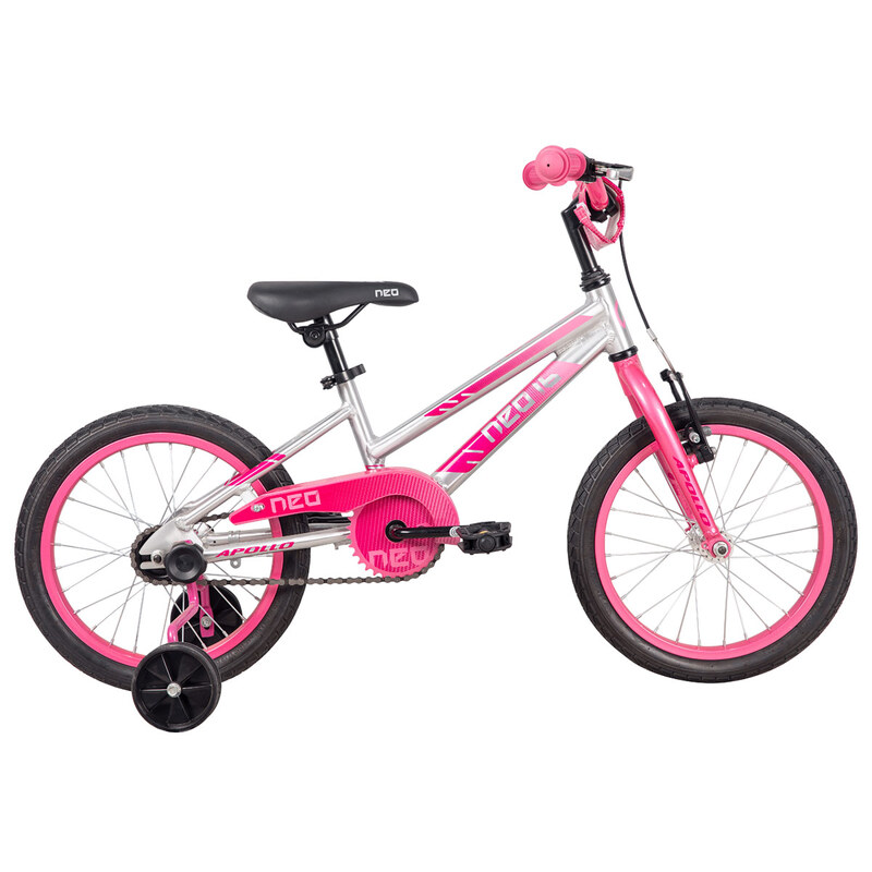 Neo+ 16 Girl's ( Brushed Alloy / Pink, Dark Pink Fade)