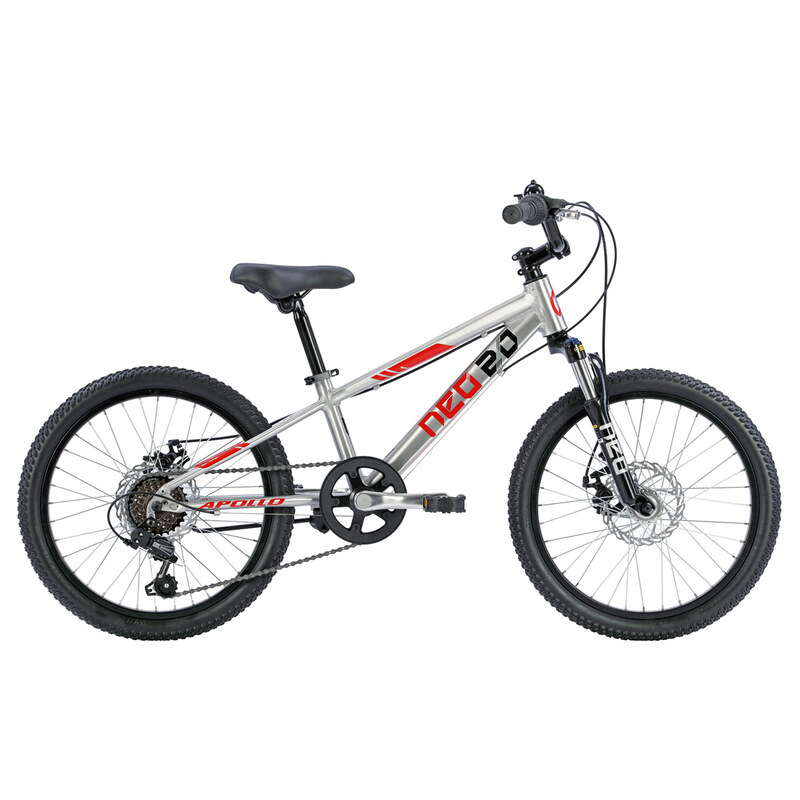 Neo Disc+ 20 6s Boy's (Brushed Alloy / Red / Black)
