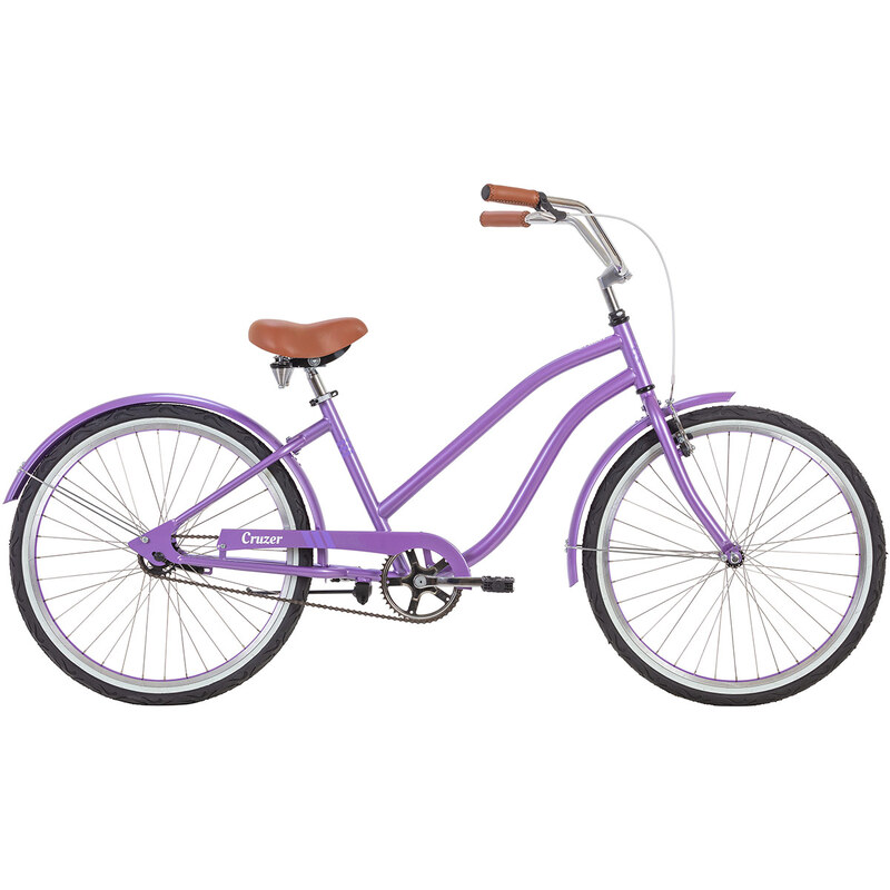 Radius Cruzer Step Thru Beach Cruiser Bicycle (Gloss Lavender)