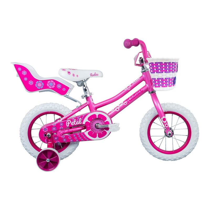 Radius Petal 12" Juvenile Bicycle (Gloss Pink / Dark Pink)