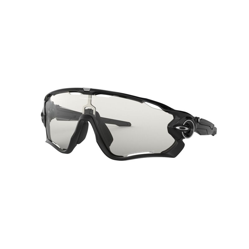 Oakley Jawbreaker Cycling Glasses (Polished Black / Clear to Black Photochromic)