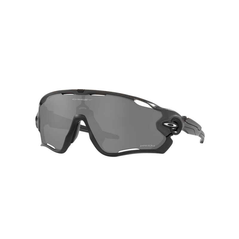 Oakley Jawbreaker Hi Res Cycling Glasses (Matte Carbon / Prizm Black)