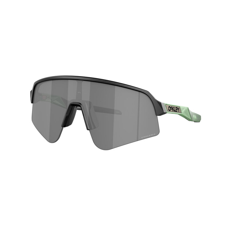 Oakley Sutro Lite Sweep Cycling Glasses (Matte Black Translucent Jade / Prizm Black)