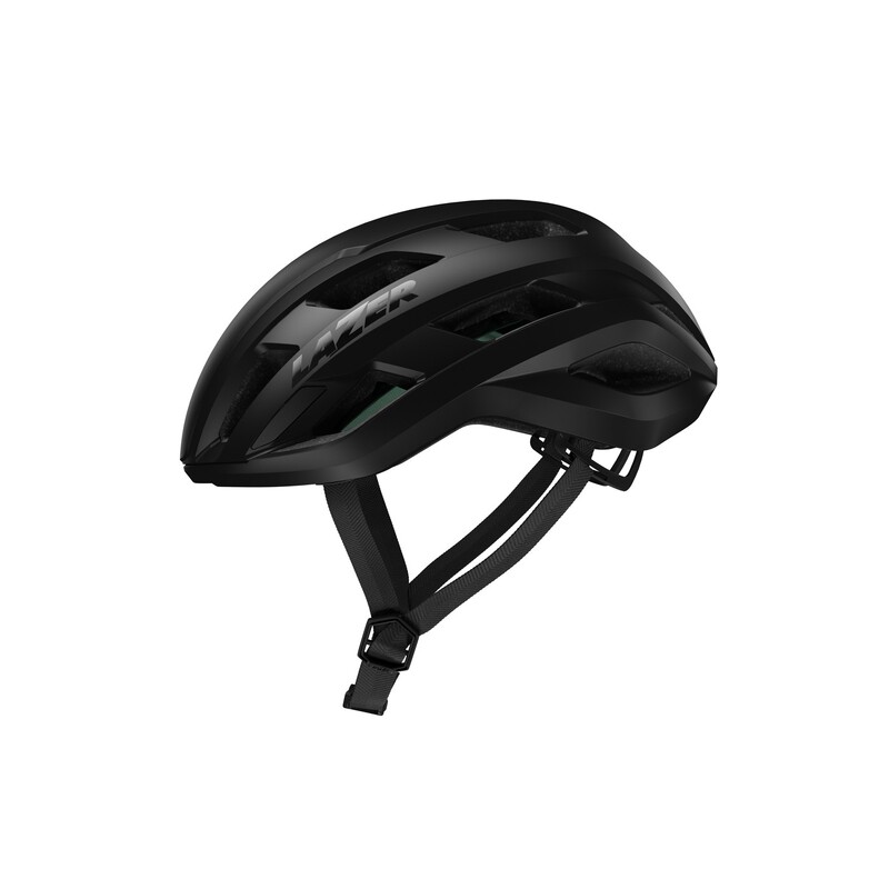 Lazer Strada Kineticore Road Helmet - Matte Full Black