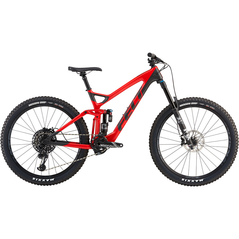 Felt Compulsion 1 Enduro Mountain Bike (Matte Carbon / Red)