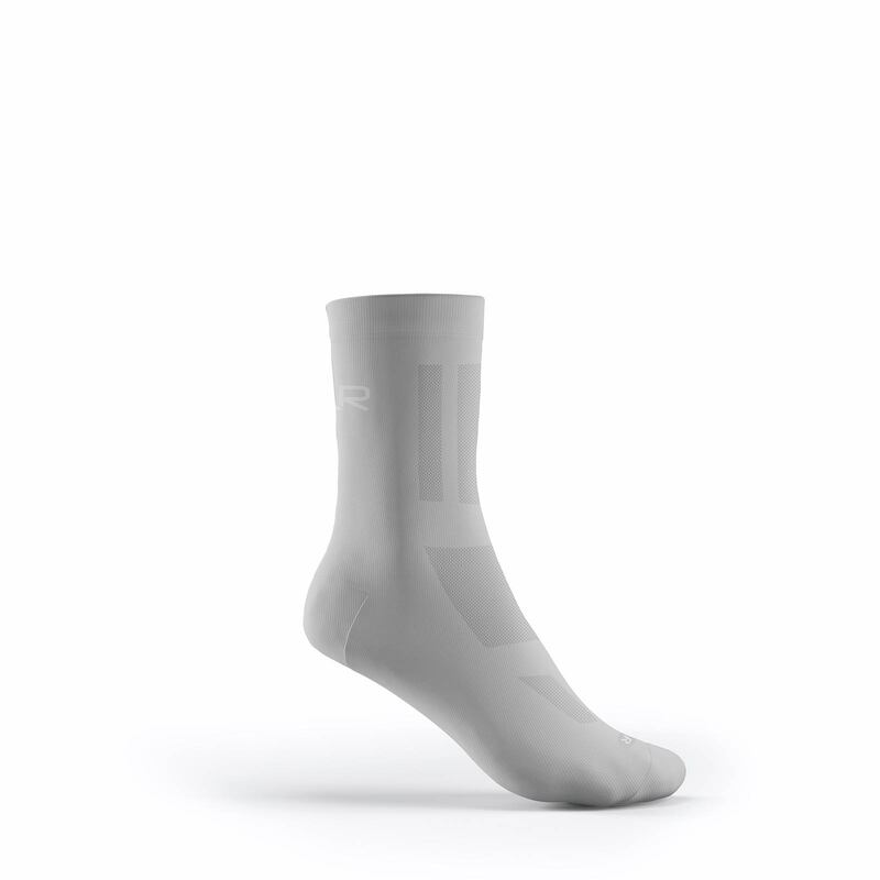 FLR Elite 14cm Cycling Socks White