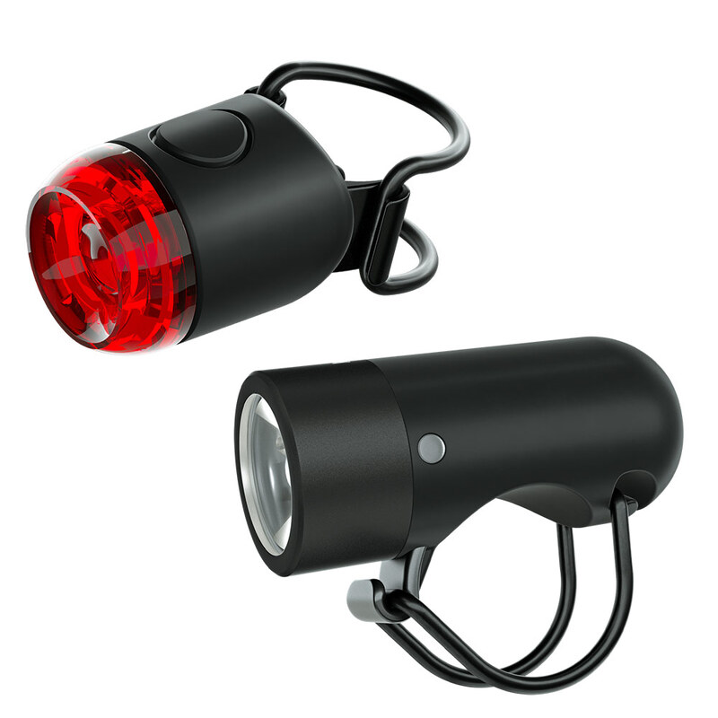 Knog Plug Bicycle Light Set - Black