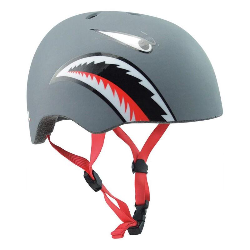 Pit Juvenile Helmet Shark Matte Grey