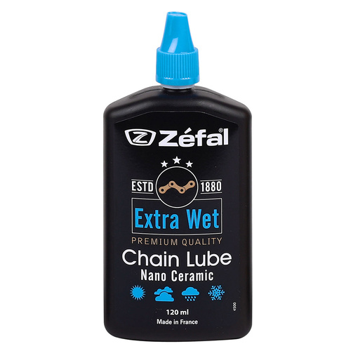 Zefal Extra Wet Chain Lube (120ml Bottle)